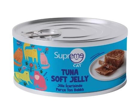 Supreme Cat Jöleli Parça Etli Ton Balıklı Kedi Konservesi 85 GR | SRC: Barcode: 8684207638529